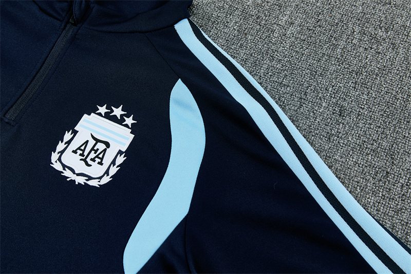 2026-27 Argentina Royal Blue Half-Zip Training Jersey
