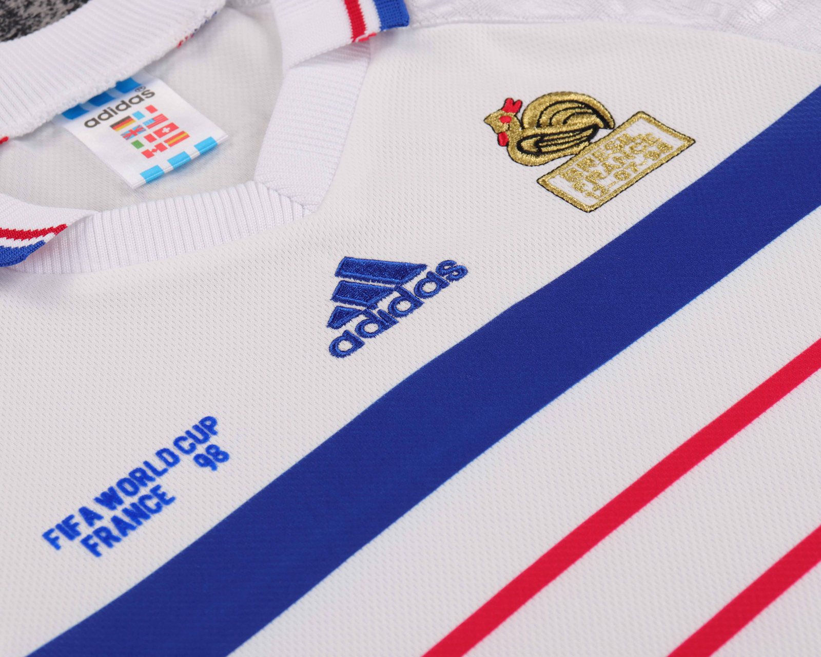 1998 France Away Retro Shirt - Kids Sizes