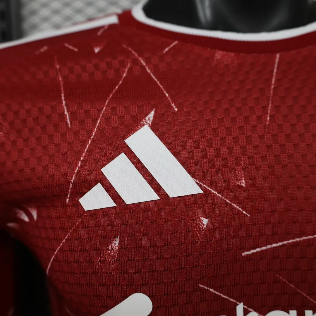 2026-27 Liverpool Home Long-Sleeve Jersey – Player Version