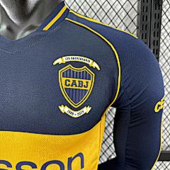 2025-26 Boca Home Long Sleeve Jersey - Player Edition