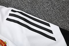 2025-26 Manchester United White Half-Raised Training Jersey