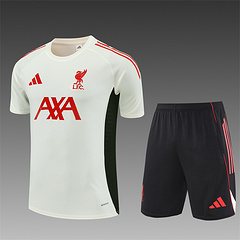 2025-26 Liverpool FC off-white short-sleeved training jersey