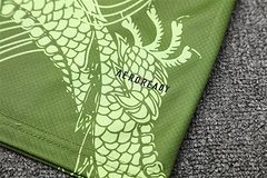 2025-26 Real Madrid Black and Green Short Sleeve Training Jersey