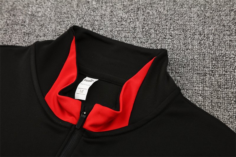 2025-26 Portugal Black Half-Zip Training Jersey