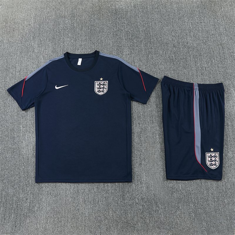 2026-27 Season England Royal Blue Short-Sleeve Training Jersey
