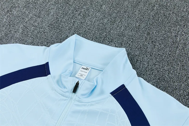 2026-27 Manchester City Light Blue Half-Zip Training Kit