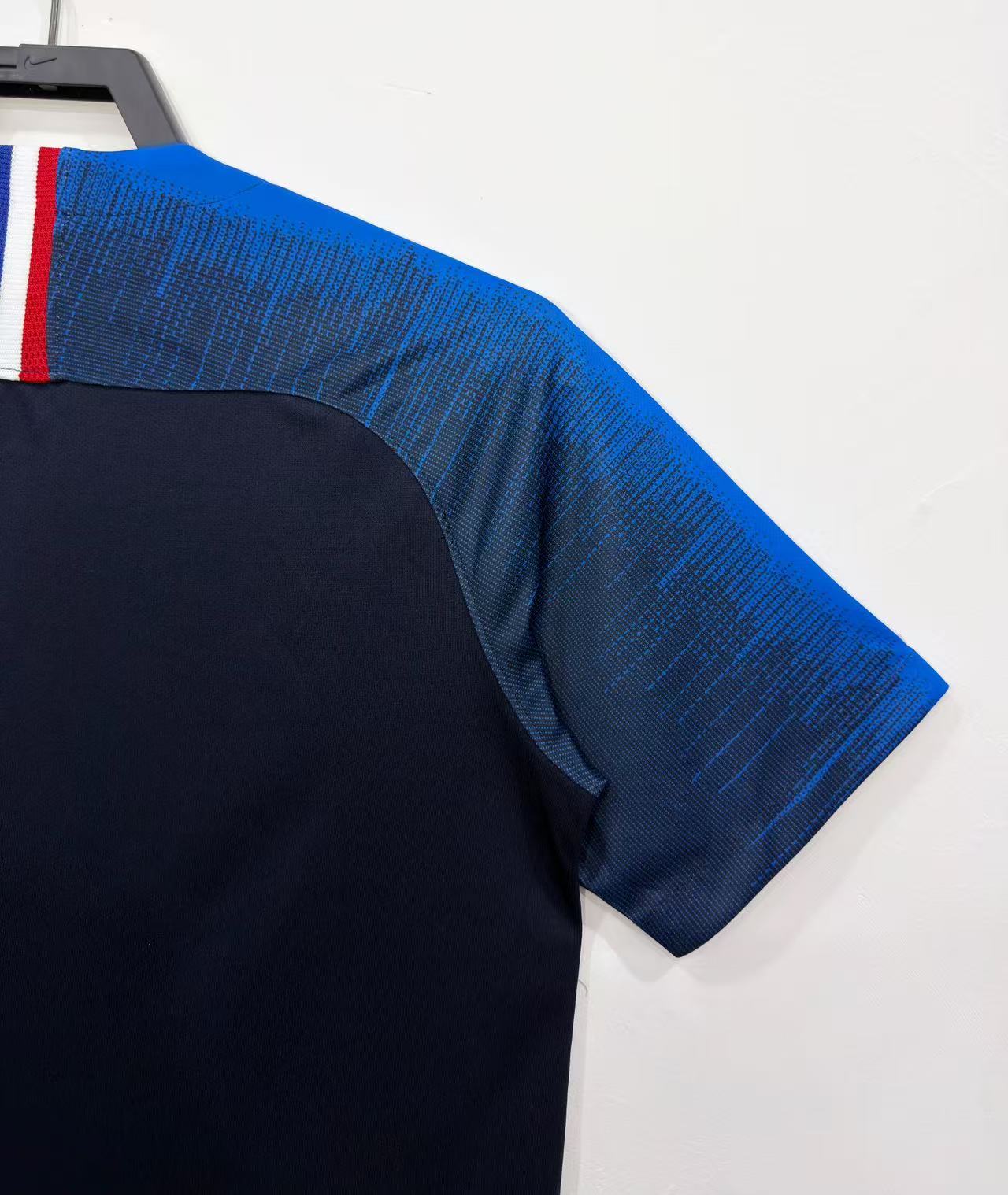 2018 France Home Retro Jersey