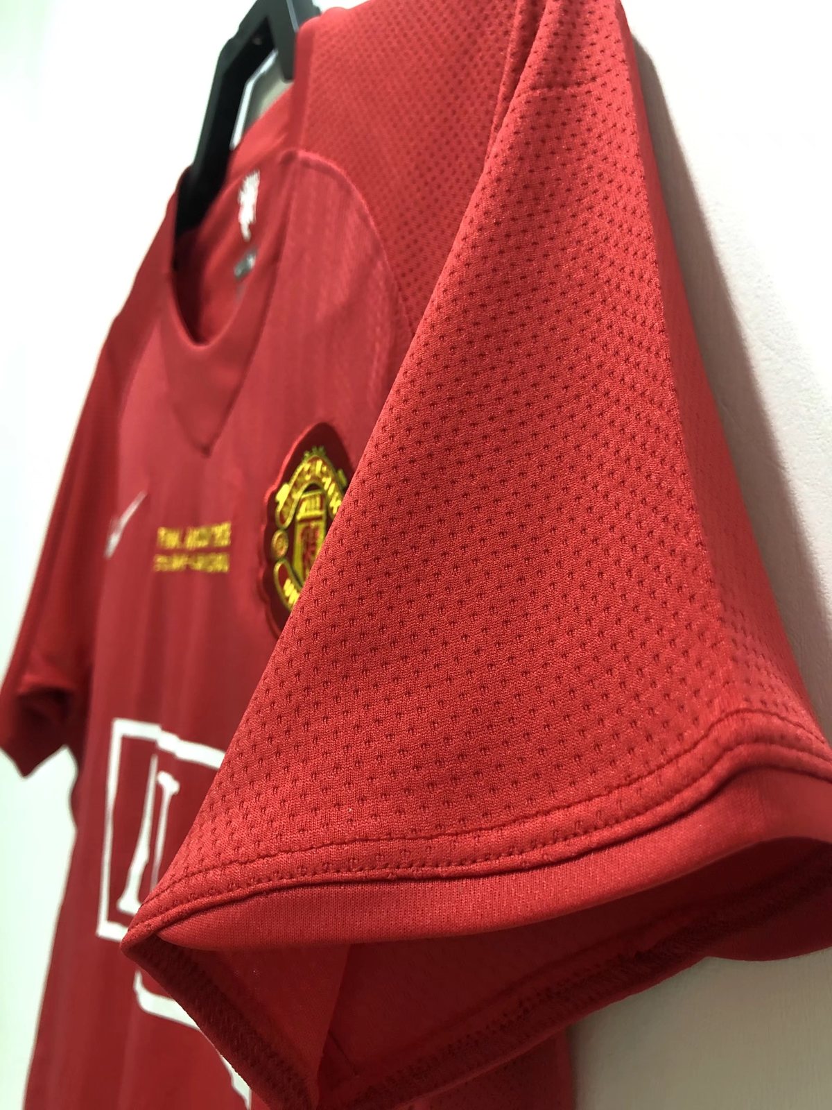 2007-08 Manchester United Home Retro Shirt - Champions League Edition