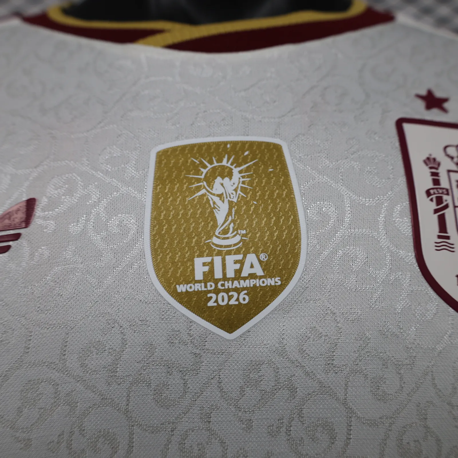 2026-27 Spain Away Long-Sleeve Jersey (Two Stars) – Player Version