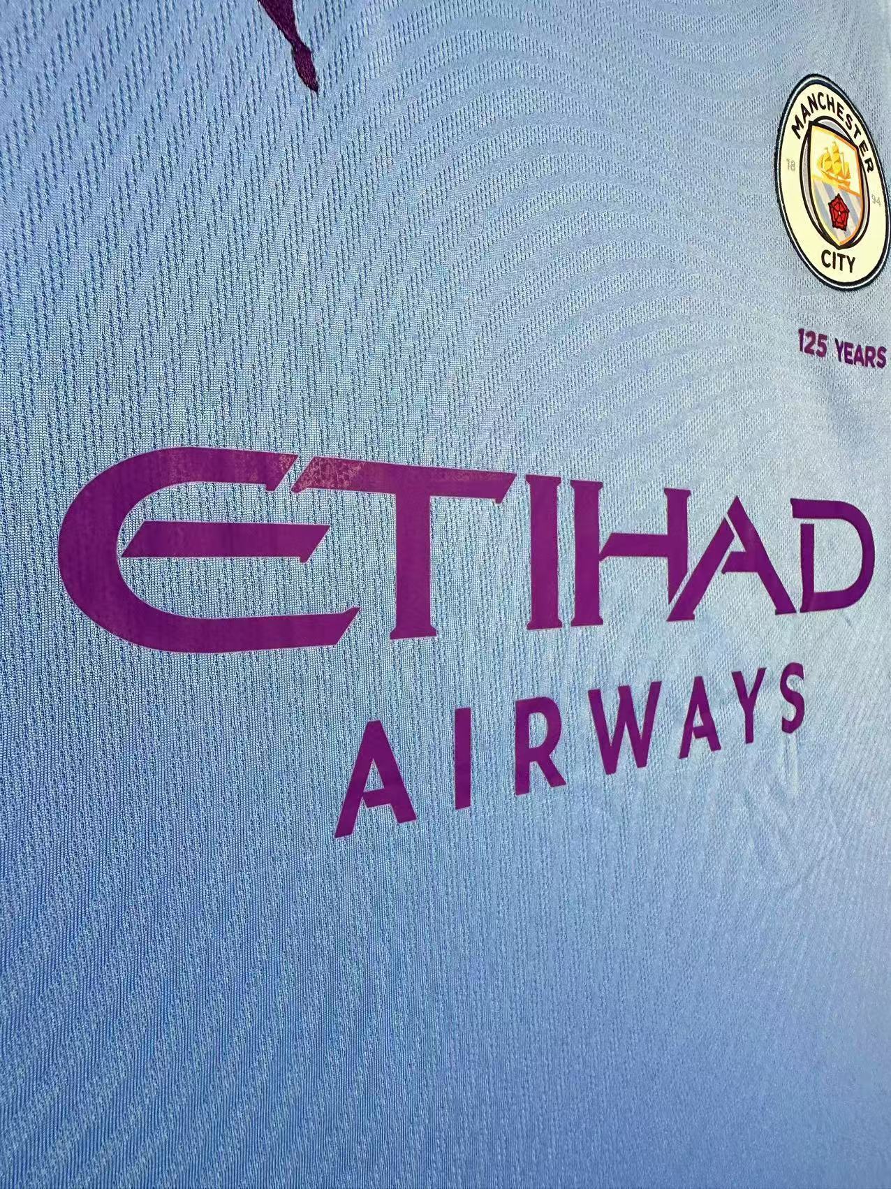 2019-20 Manchester City Retro Home Jersey