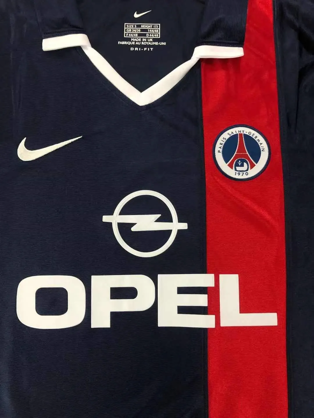 2001 Paris home retro jersey