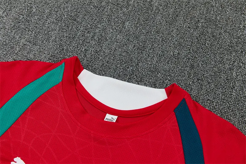 2026-27 Portugal Red Short-Sleeve Training Jersey