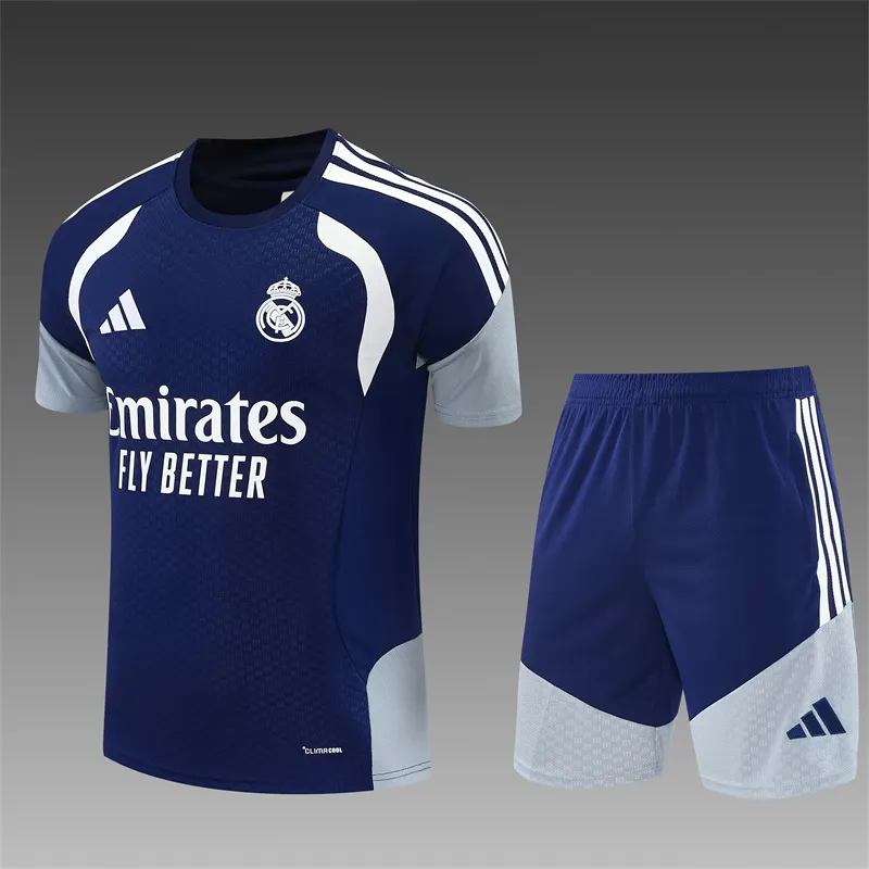 2026-27 Real Madrid Royal Blue Short-Sleeve Training Jersey