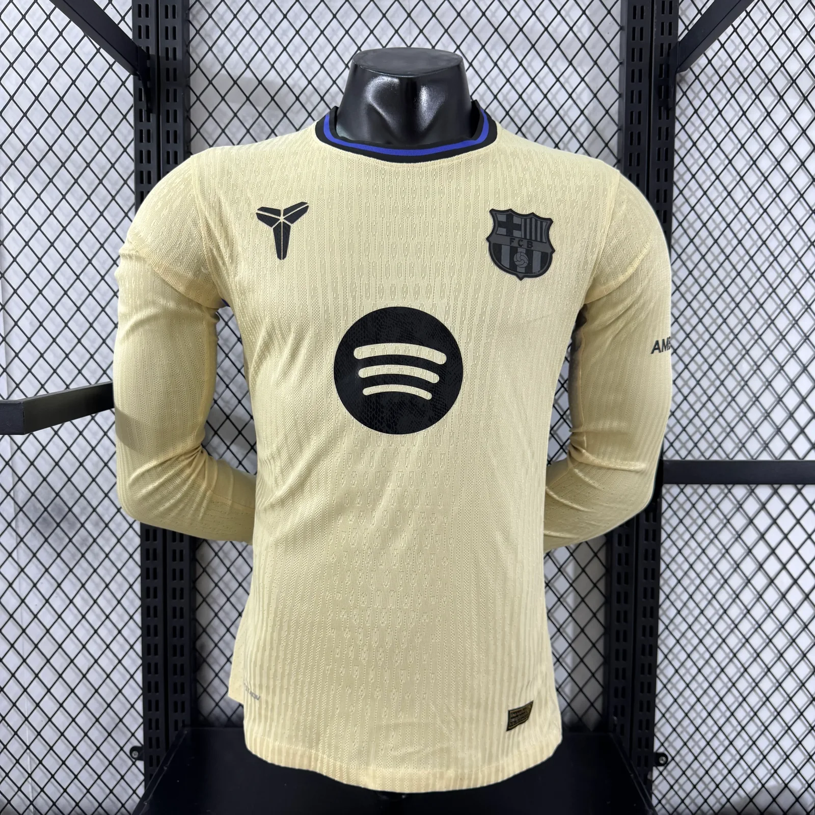 2025-26 Barcelona Away Long-Sleeve Jersey - Player Version