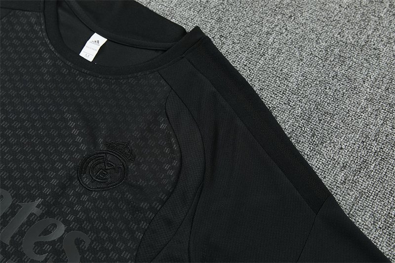2026-27 Real Madrid Black Short-Sleeve Training Jersey