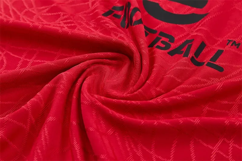 2026-27 AC Milan Red Half-Zip Long-Sleeve Training Jersey