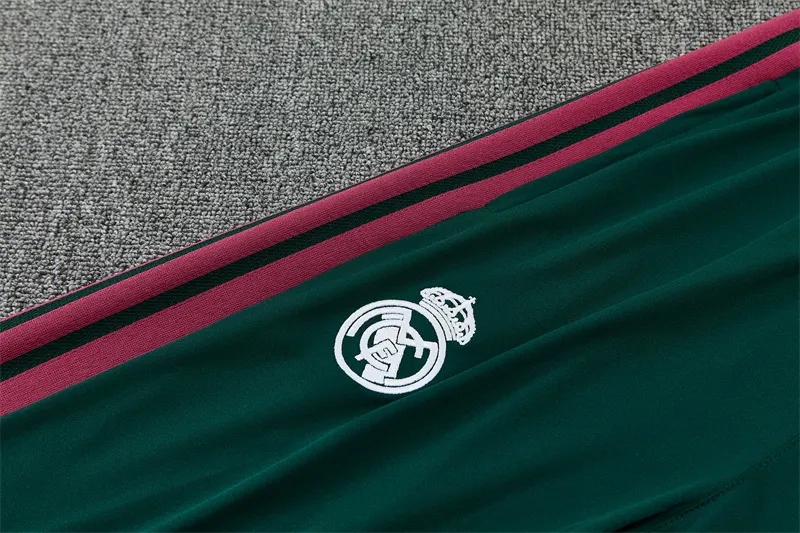 2026-27 Real Madrid Dark Green Half-Zip Training Jersey