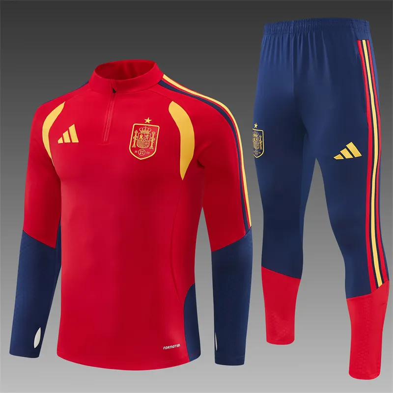 2026-27 Spain Red Half-Zip Training Jersey