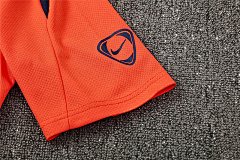 2025-26 Barcelona Orange T90 Short Sleeve Training Jersey