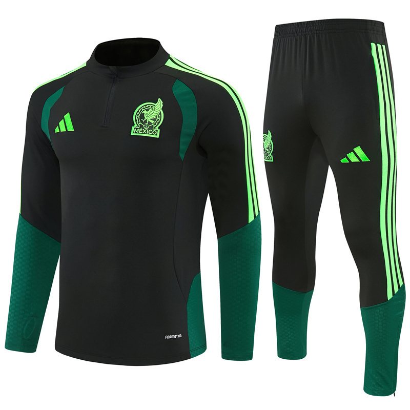 2026-27 Mexico Black Half-Zip Training Jersey