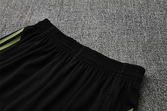 2025-26 Real Madrid Black and Green Short Sleeve Training Jersey