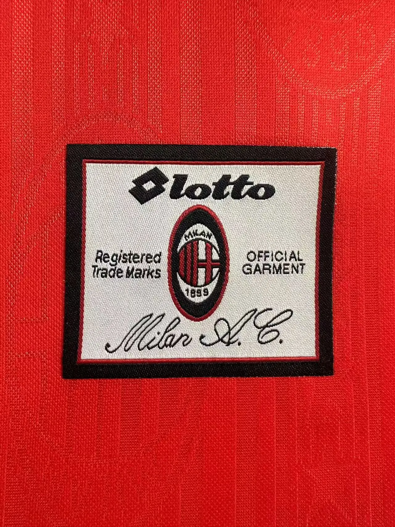 1997-98 AC Milan Red Special Edition Retro Jersey