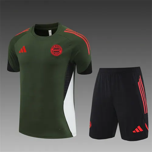 2025-26 Bayern Munich Green Short Sleeve Training Jersey