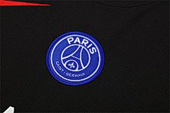 2025-26 Paris Saint-Germain Black T90 Short Sleeve Training Jersey