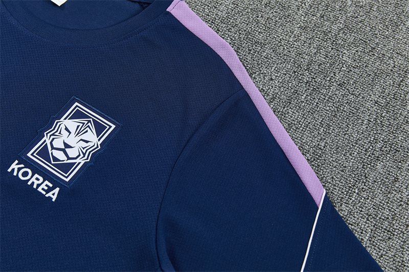 2026-27 South Korea Royal Blue Short-Sleeve Training Jersey