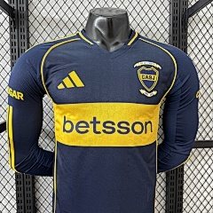 2025-26 Boca Juniors Home Long-Sleeve Jersey - Player Version