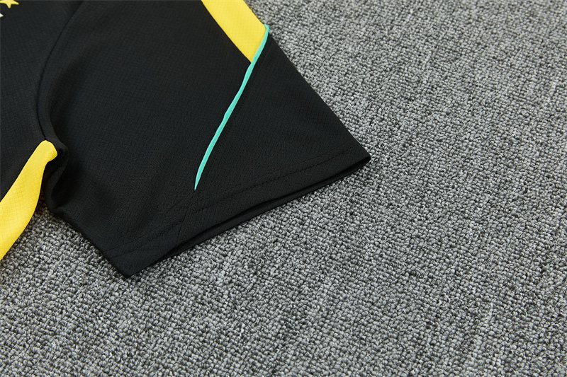 2026-27 Brazil Black Short-Sleeve Training Jersey