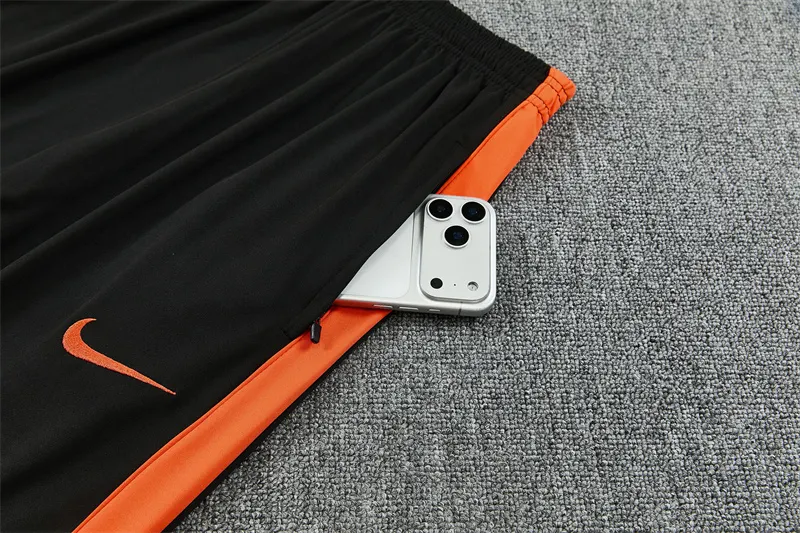 2026-27 Netherlands Royal Orange Half-Zip Training Jersey