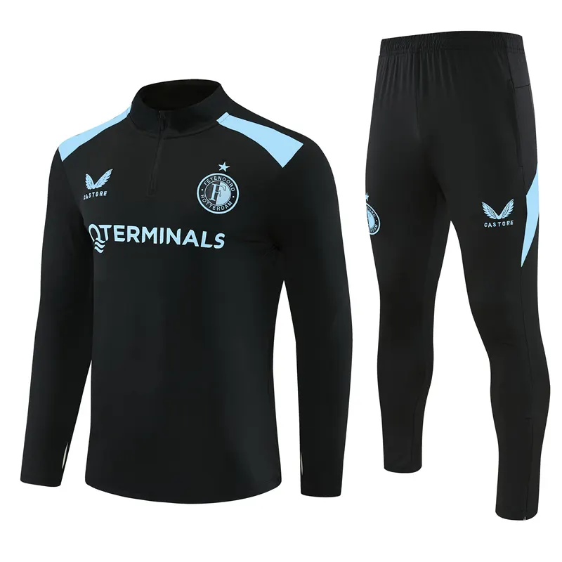 2026-27 Feyenoord Black Half-Zip Training Jersey