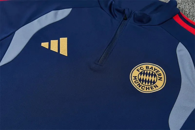 2026-27 Bayern Munich Royal Blue Half-Zip Training Jersey