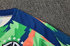 2025-26 Brazil Teal Short Sleeve Training Jersey