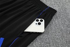 2025-26 Real Madrid Black and Blue Special Edition Half-Draw Training Jersey