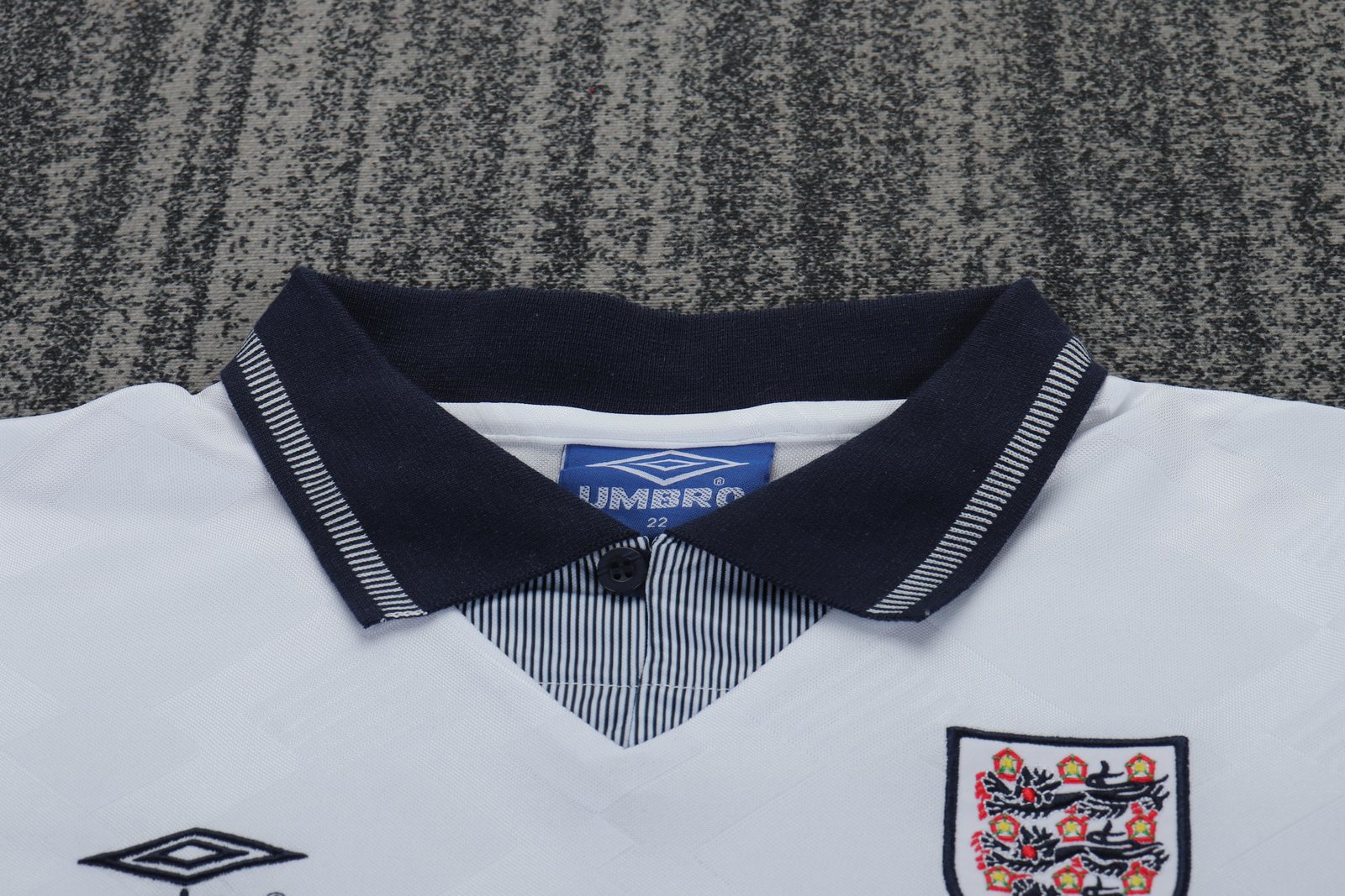 1990 England Home Retro Shirt – Kids'