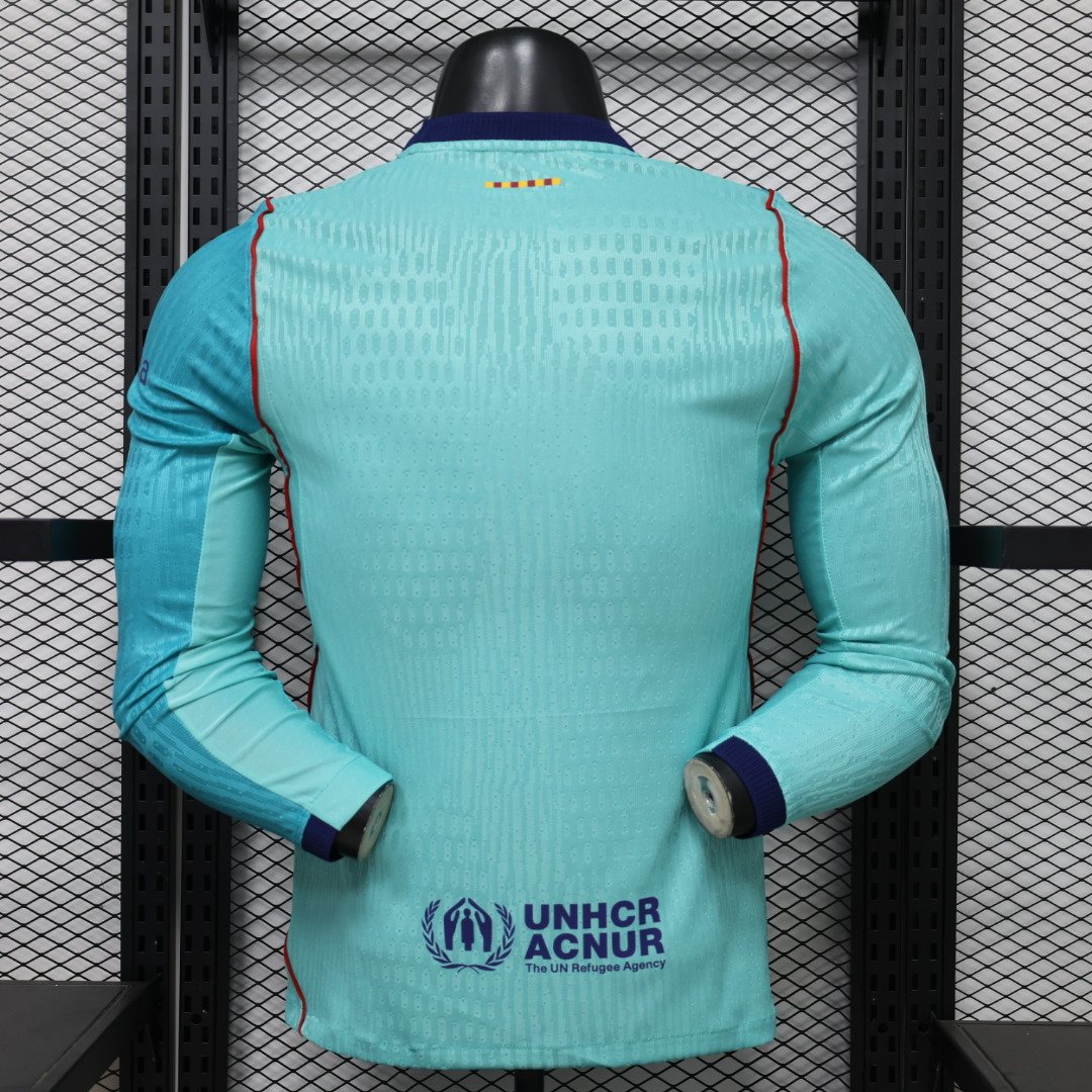 2026-27 Barcelona Second Away Long-Sleeve Jersey - Player Version