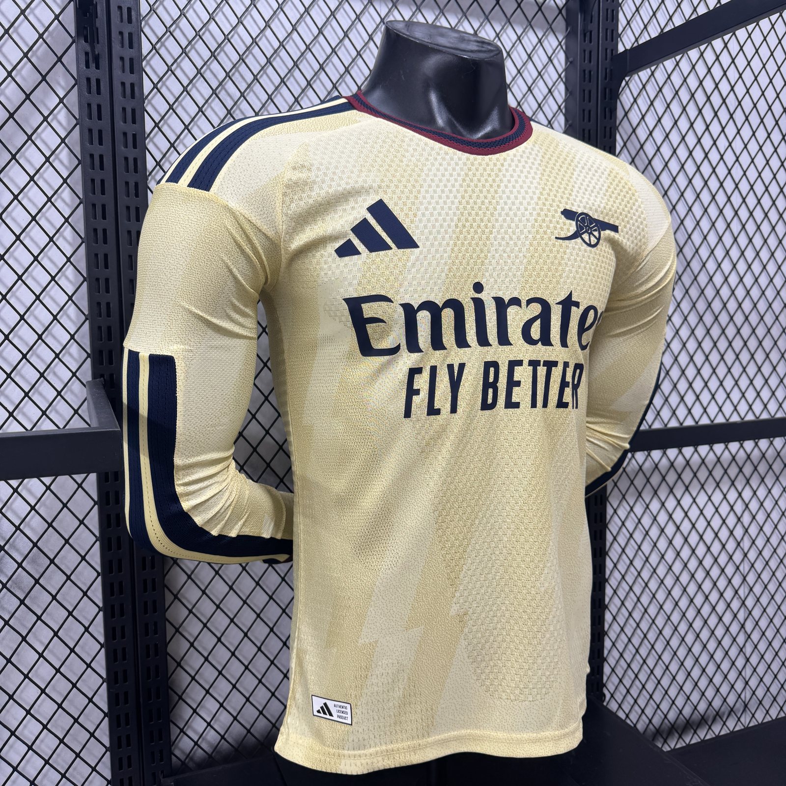 2026-27 Arsenal Second Away Long-Sleeve Kit - Player Version