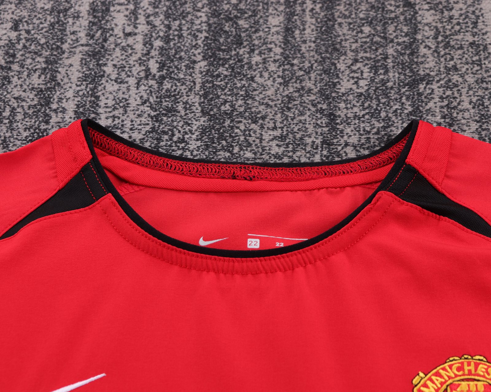 2002-04 Manchester United Home Retro Jersey - Kids