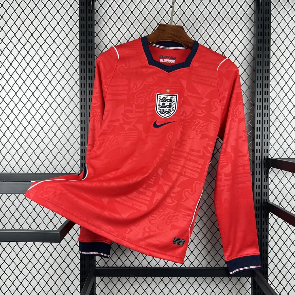 2026-27 England Away Long-Sleeve Jersey - Fan Edition