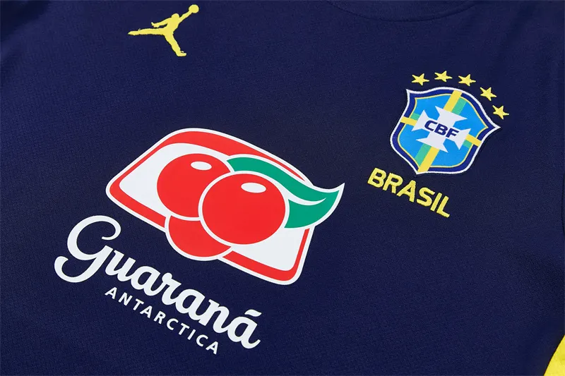 2026-27 Brazil Royal Blue Short-Sleeve Training Jersey