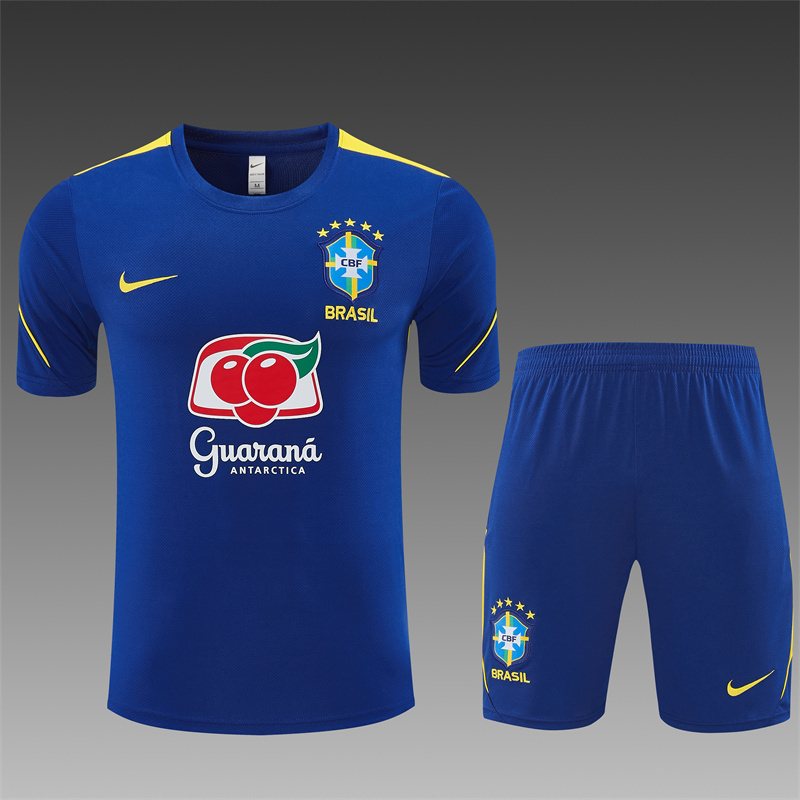 2026-27 Brazil Royal Blue Short-Sleeve Training Jersey