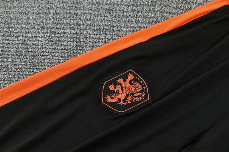 2026-27 Netherlands Royal Orange Half-Zip Training Jersey