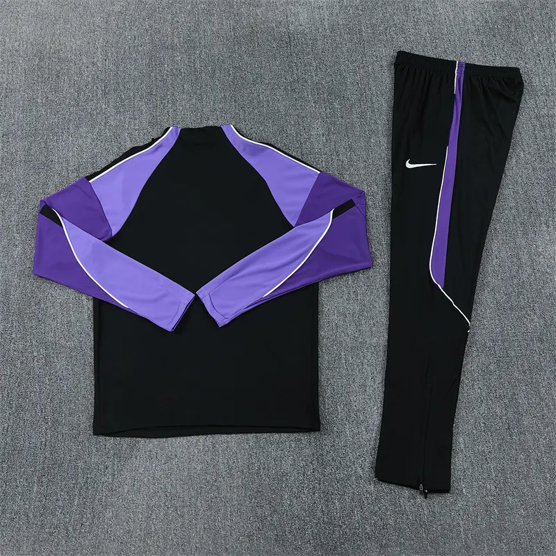 2026-27 Tottenham Hotspur Black Half-Zip Training Kit