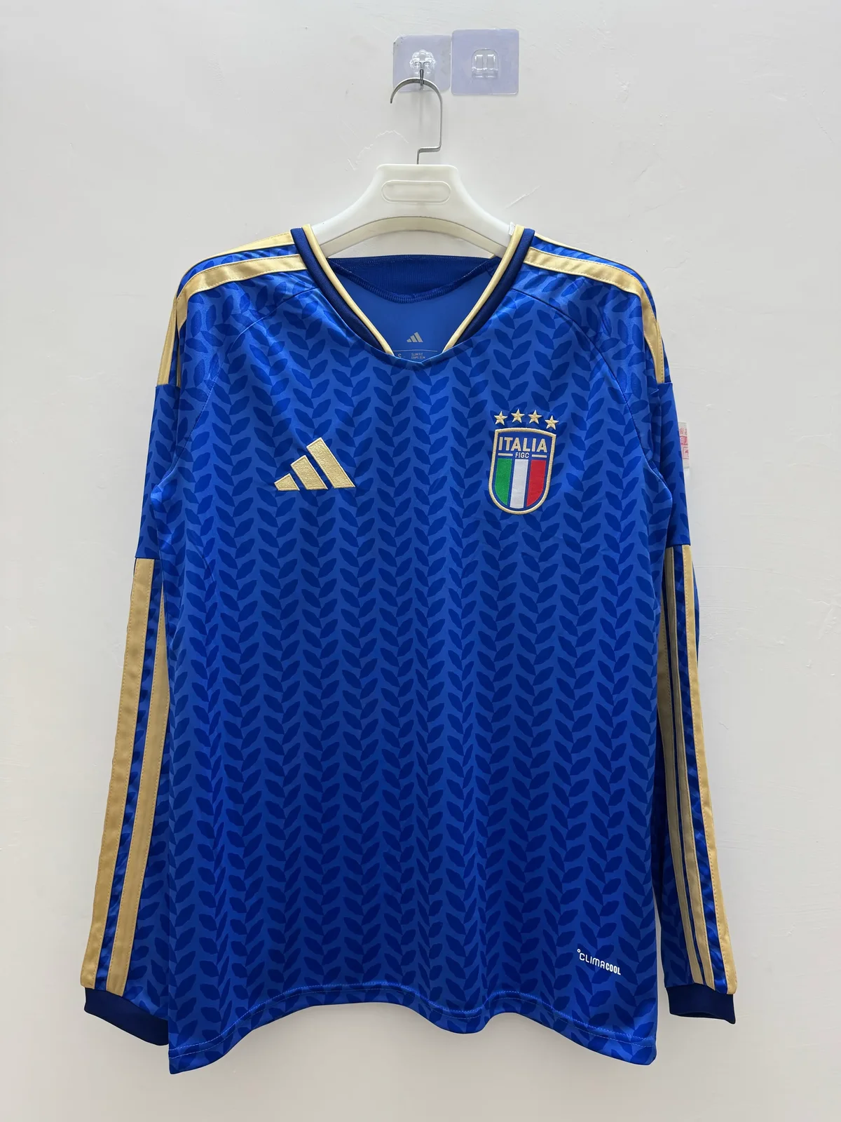 2026-27 Italy Home Long-Sleeve Jersey - Fan Edition