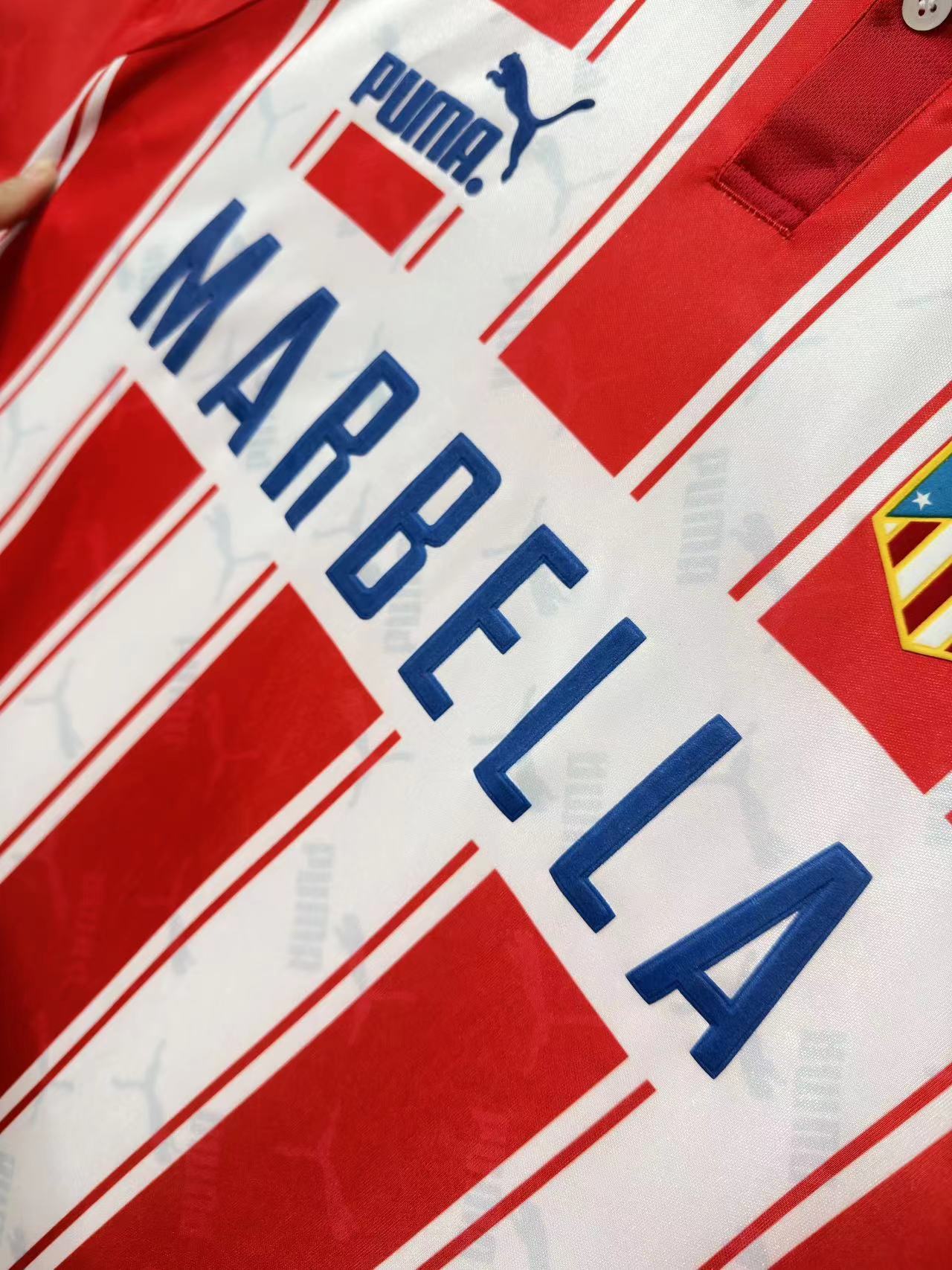 1994-95 Atletico Madrid Home Retro Jersey