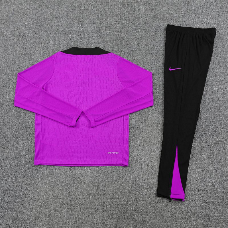 2025-26 England Purple Half-Zip Training Jersey
