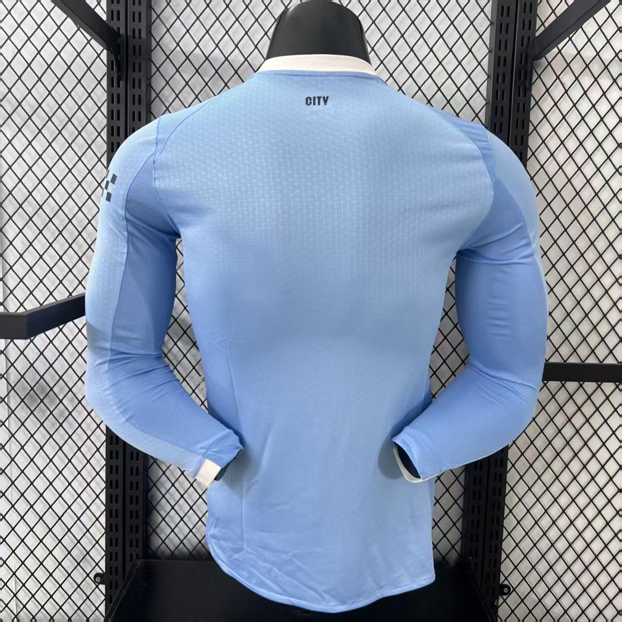 2025-26 Manchester City Home Long-Sleeve Jersey – Player Version