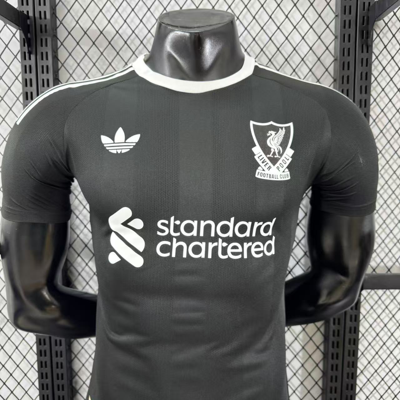 2025-26 Liverpool Black Goalkeeper Jersey - Player Version